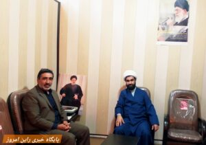 دیدار مدیر پایگاه خبری “راین امروز” با امام جمعه راین