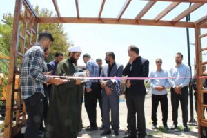 افتتاح بوستان ورودی شهر راین از سمت آبشار